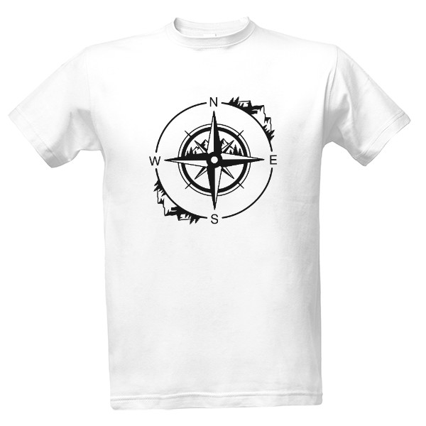 Tričko s potiskem Kompas